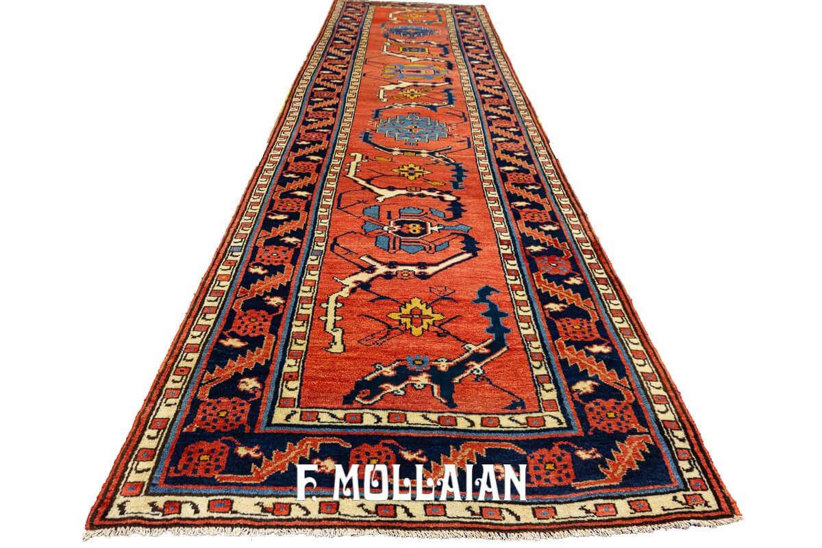 Hamedan Antique Rug Red Color n°:861979